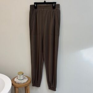 Gentle Fawn Army Green Elastic-Waist Jogger Pants - S